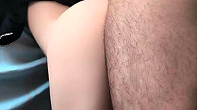young 18+ woman in sexy cosplay dress perches fat ass on counter seducing horny neighbor