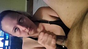 Huge Titted Curvy Blonde Milf Housewife Sucks Hubby's Cock With Dirty Orgasm Talk