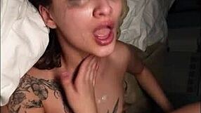 Her legs shake from hardest orgasm ever