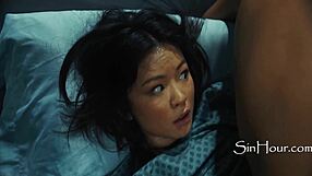 stepdaughter's demonic pussy mutates as lulu chu rides strapon wild!