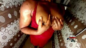 oh man that ebony chick in bathroom got some thick dick fun