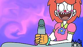 Cartoon Goth Clowns Unleash Bold Wild Sexo and Non-Stop Diversion