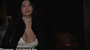 Vacation French Babe Rides Big Cock Cowgirl for Cash