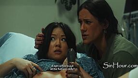 stepdaughter's demonic pussy mutates as lulu chu rides strapon wild!