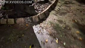 Hot morena bares hairy pussy in public square for creamy mouth letdown.
