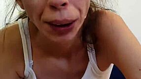 petite candie cross hints at sloppy face fucking fun