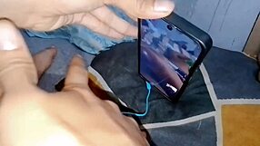 my neighbor snuck in and fucked my creamy pussy on video call