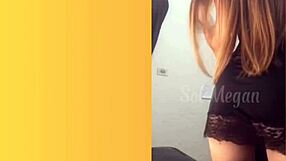 hey check this hidden cam of sexy redhead dancing in lingerie while tech fixes computer