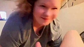 Deepthroat Bwc Gagging Choking Swallowing Cum Curvy Amateur Babe Big Nipples