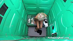 i'm the mature secretary sucking endless cock through this outdoor gloryhole