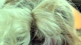 Blonde Hooker BBBJ Bent Over Bareback Fucked Ass Cumshot