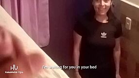 that creepy guy sneaks his stiff one onto my sheets while i'm resting