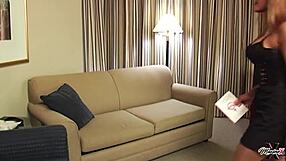 Maxine X squirts wildly while licking her oriental wet pussy to orgasm