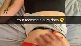 real cheating gf richelle rose gets monster cock creampie revenge while nerd cuck watches on snapchat