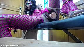 Would Skinny Ebony Swap Dildo for My Cock?