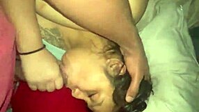 Latina Step Mom Facefucked Roughly by Massive BBC Step Son