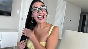 breeding my horny latina neighbor jade greene riding for creampie pov fantasy