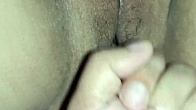 pinay wife bends over for creampie after licking his cock