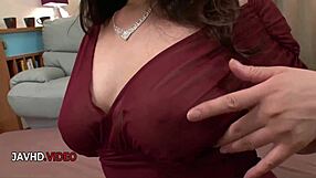 Kinky JAV Milf Handles Two Guys Rough Fucks Swallows Cum Moaning Passionately