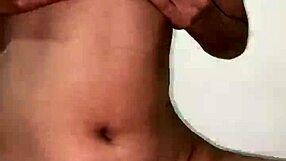 Sexy Teen Fingers Dripping Pussy and Gropes Natural Small Tits