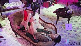 oh god, this horny chinese yuli can't stop cumming on that hard dick pounding!