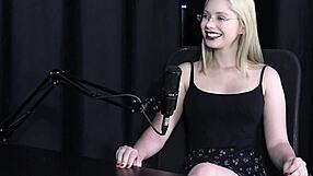 Naughty Interview Full of Slutty Action with Vivian Loola on Porn Cast Brazil Part 6 in Sheer Red!