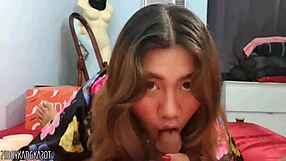 Cute Chubby Filipina Instructs Wet Pussy Jerk-Off With Tantaly