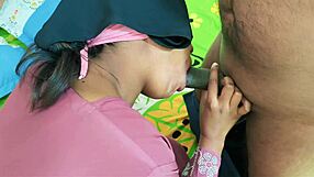 step-sis hijabi college friend fucked hard in my room