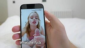 i found stepsis's phone vid of her deepthroating cock so she sucked mine bent over doggystyle