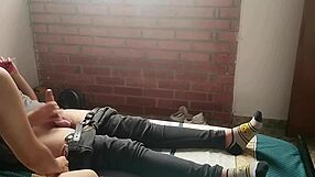 who's this horny colombian teen sucking huge cock till she milks it dry?