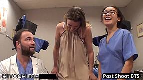 i'm nurse alexandria riley's guinea pig hitachi orgasms forced on me