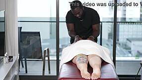 damn american bbc masseuse pounded my aussie milf pussy creampie lick