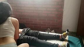 who's this horny colombian teen sucking huge cock till she milks it dry?