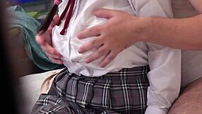 Huge Tits Japanese Babe Fucked in Secret Home Video