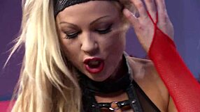 cindy behr and lou lou finger lick huge tits in lesbian toy play