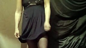 hey watch this sexy french maid slave striptease then get ripped clothes bdsm spanking