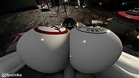 Comgirl fucked hard in Roblox condo after Der Hood play