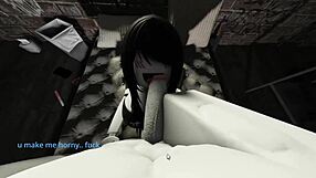 Comgirl fucked hard in Roblox condo after Der Hood play