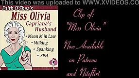Miss olivia's mean mother-in-law dishes out sph spanking and milking