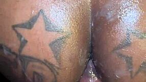 wanna see this messy anal with big black cock bending her over doggystyle?