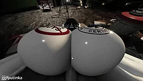 Comgirl fucked hard in Roblox condo after Der Hood play