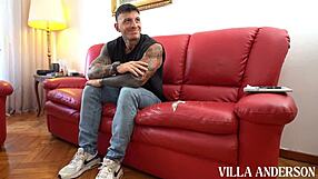 grandpa rips nanny's clothes cums all over her face while she begs for milk