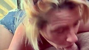 Whore Sucks Cock Deep Then Fucked Bareback in Car Cum in Mouth
