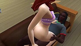 Redhead Hotwife Stretches Ass for Massive Black Cock Interracial Pounding