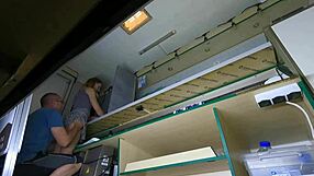 I asked my hostess for a cigarette but her sexy miniskirt look made me touch her smooth spot just a bit