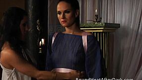 lesbian madame fingers bound slave to screaming orgasms