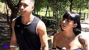 lost colombian luna vitaler begs max betancur for rough forest ride home