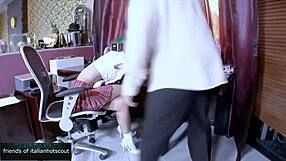 Slutty Blonde Fucks Horny Guy Wild!