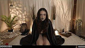 omg witch mistress squirts wild controlled by voodoo fuck doll 😈🔥
