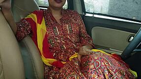 omg, beautiful punjabi bride gets doggystyle creampied by husband in car! 🔥💍🍑